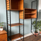 Ladderax Shelving Unit with Open Cabinets