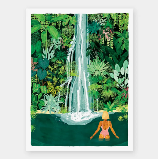 Waterfall Print - A3