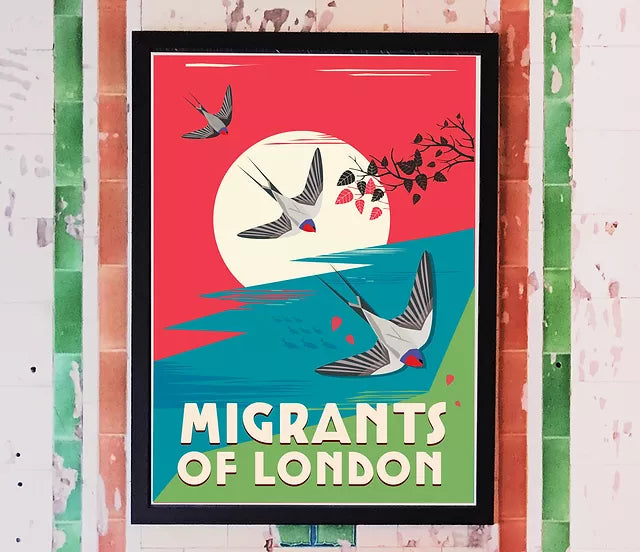 Migrants of London: Swallow Dive - A3