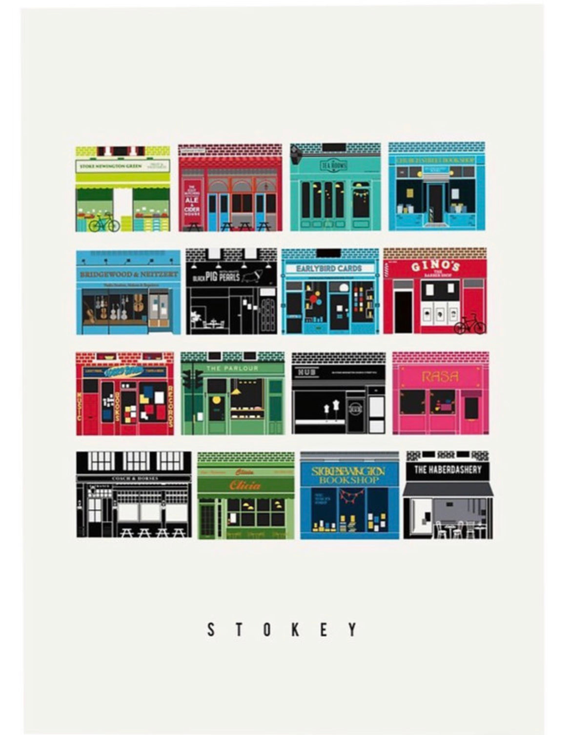 Stokey Print - A3